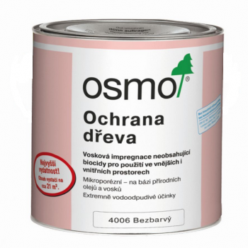 OSMO 4006 Vosková impregnácia - Holzprotector 0,75L