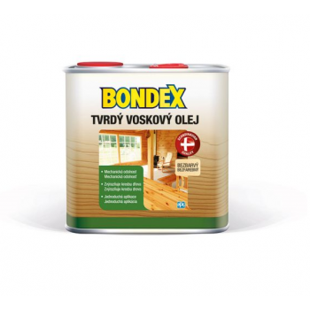 BONDEX Tvrdý voskový olej 0,75L