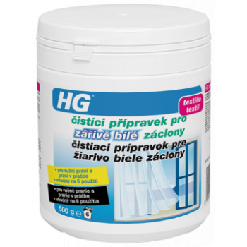 HG Čistiaci prípravok pre žiarivo biele záclony 500g