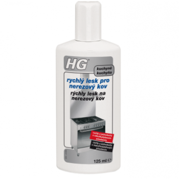 HG Rýchly lesk na nerezový kov 125ml