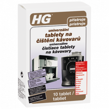 HG Univerzálne čistiace tablety na kávovary 10 tabliet