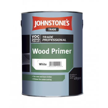 Johnstones´s Wood Primer biela farba 5L