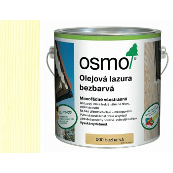 OSMO Olejová lazúra bezfarebná 0,75L