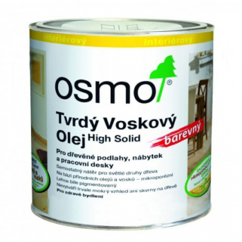 OSMO Tvrdý voskový olej FAREBNÝ 0,75L