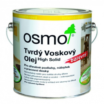 OSMO Tvrdý voskový olej FAREBNÝ 2,5L