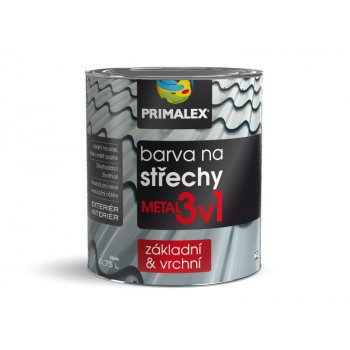 PRIMALEX farba na strechu METAL 3v1 0,75L