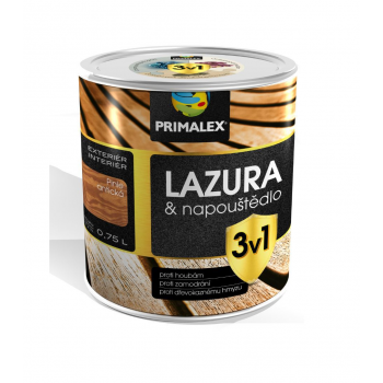 Primalex  LAZÚRA & napúšťadlo 3v1 0,75L