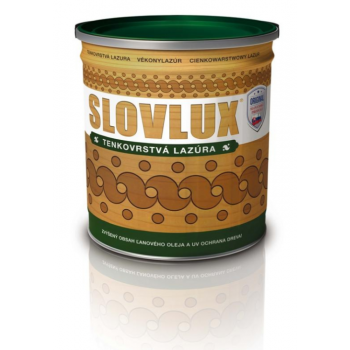 SLOVLAK Tenkovrstvá lazúra SLOVLUX 2,5L