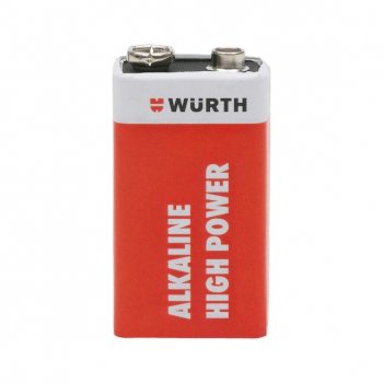 WURTH Alkalická batéria 9V